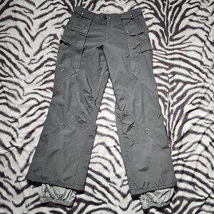 Burton waterproof snow ski snowboard pants men's size S gray